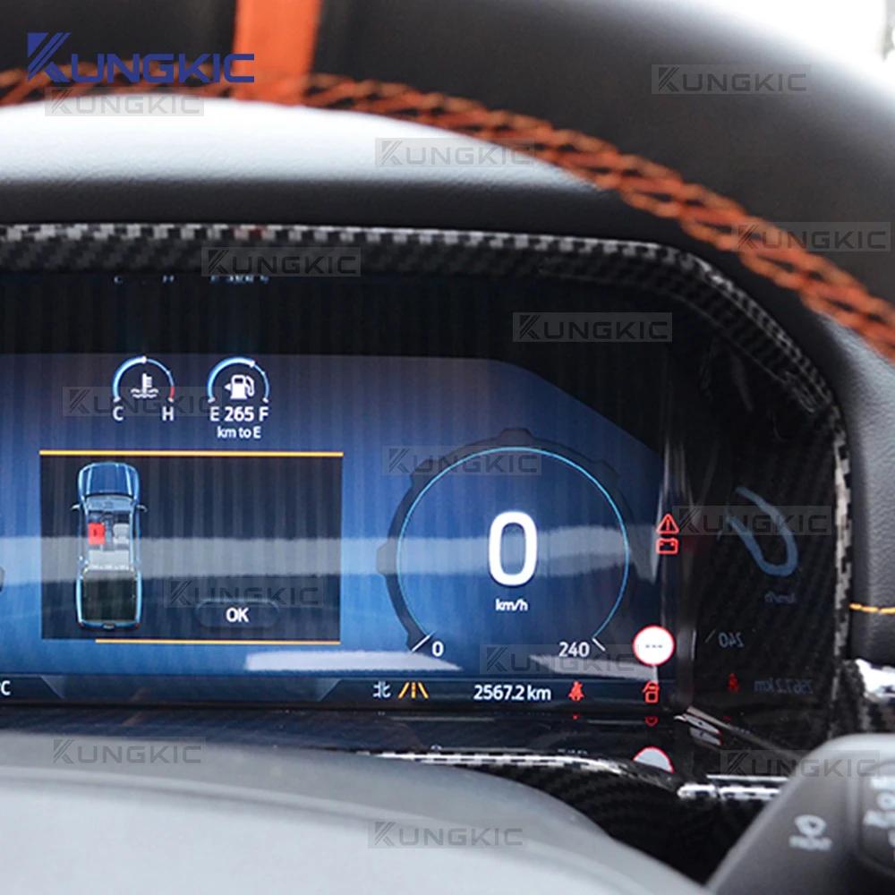 For Ford Ranger 2024 2025 2026 LHD RHD Car Dashboard Frame Carbon fiber pattern Interior Accessories