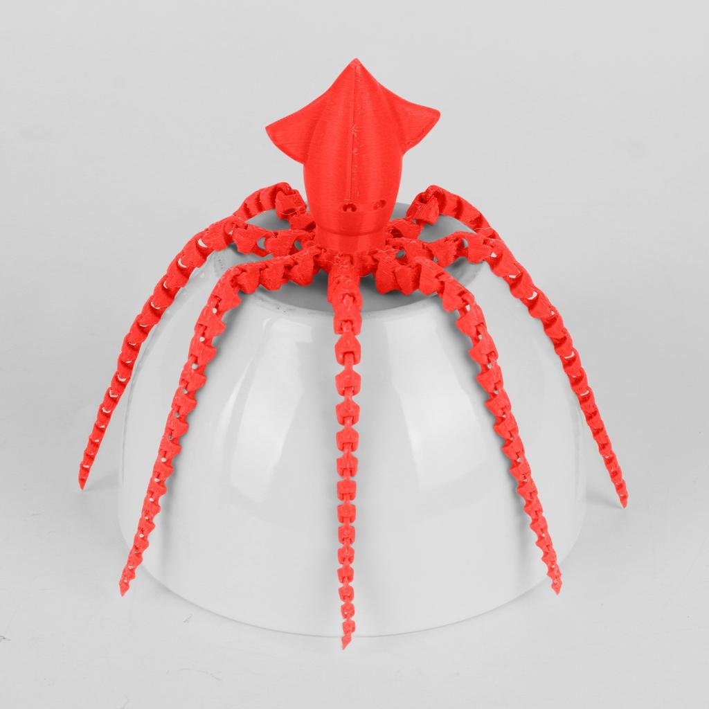 3D Printing Cuttlefish 3D Printing Articulated Cuttlefish Toy Adult Children's Toy Mysterious Cuttlefish Toy