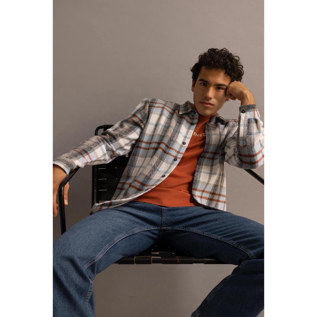 Рубашка Lumberjack с длинным рукавом в клетку стандартного кроя