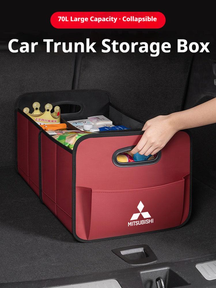 sdzh1 Car Trunk Foldable Large Capacity Storage Box For Mitsubishi Outlander Pajero Asx Lancer EX Evolution X L200 Ralliart Triton