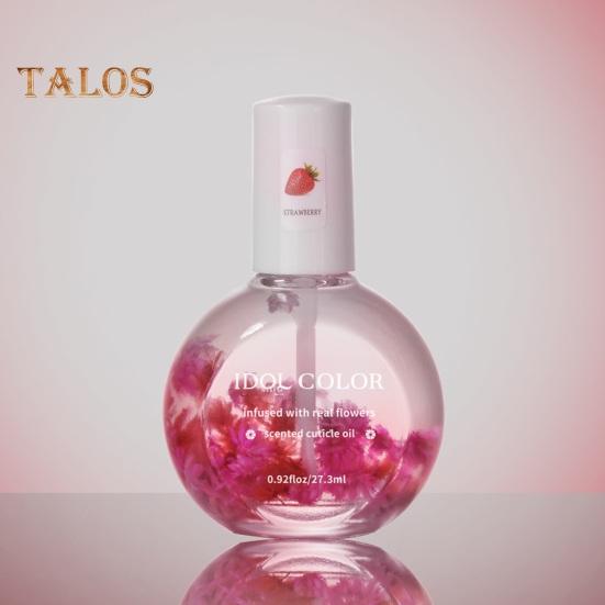 Масло для ногтей с экстрактами сушеных цветов Питательное увлажняющее средство для укрепления ногтей Гель-лак с цветочным ароматом Масло для ухода за ногтями и маникюра