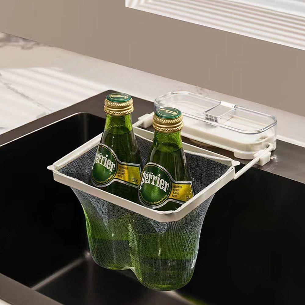 Folded Design Sink Filter Rack Fine Mesh Garbage Drain Rack Sink Strainer Basket Leftovers
