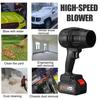 Cordless Lithium Turbo Blower Handheld Brushless Electric Blower 48V High-Power Industrial Fan for Car Drying Dust Removal And Outdoor Cleaning