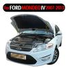 Для Ford Mondeo mk4 Ford Fiesta 2007-2013 Передняя крышка капота Модификация Газовые стойки Амортизатор с пружиной из углеродного волокна Подъемная опора Амортизатор