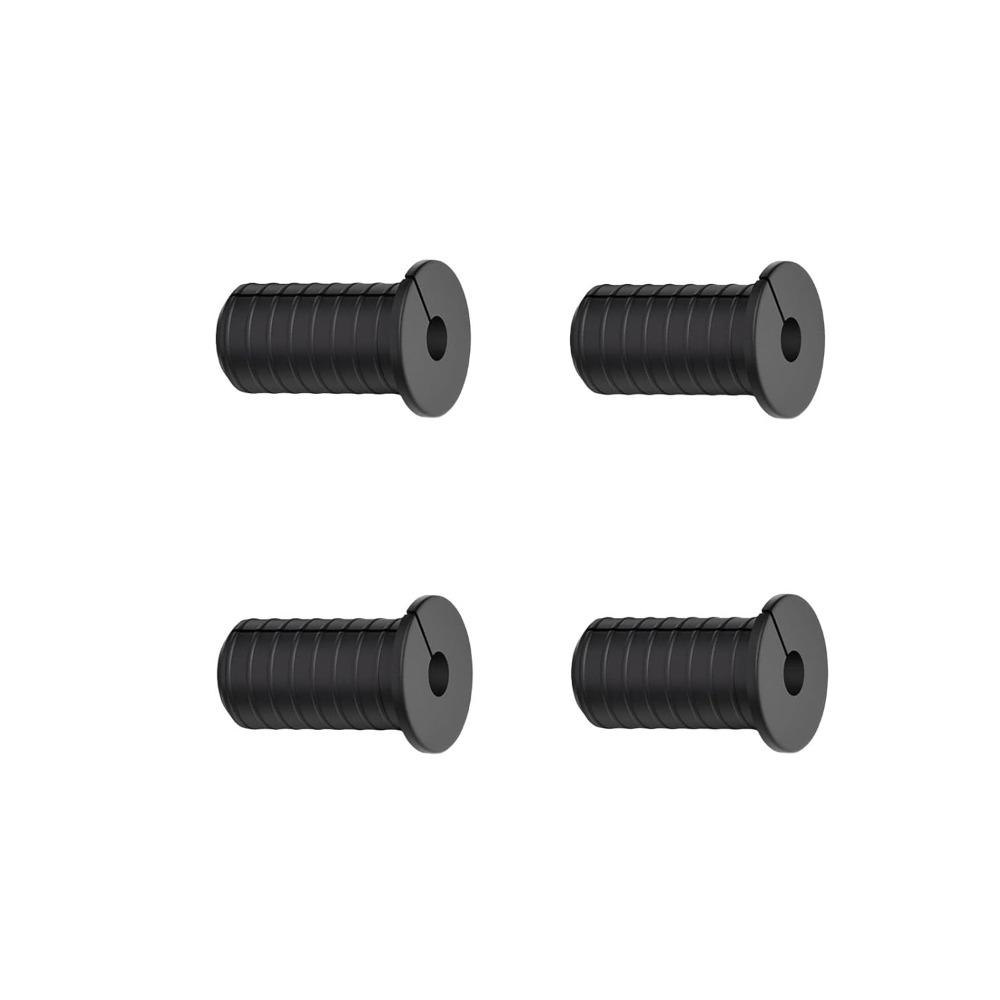 4pcs Silicone Wall Grommets Threaded Non-slip Ethernet Cable Grommets Wall Mount Cable Grommets for Starlink