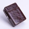 Pocket Leather Cigarette Case Lighter Bag Box Storage Organizer Smoking Tools Accessories Waterproof Cigar Man Birthday Gift