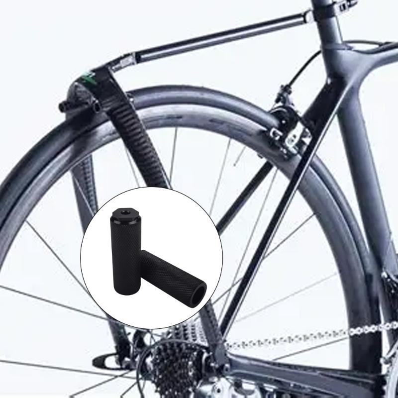 1Pair Extended Bicycles Rear Foot Peg Bike Rear Pedals Lengthened Rear Wheel Foot Bar For Stable And Comfortable Cycling