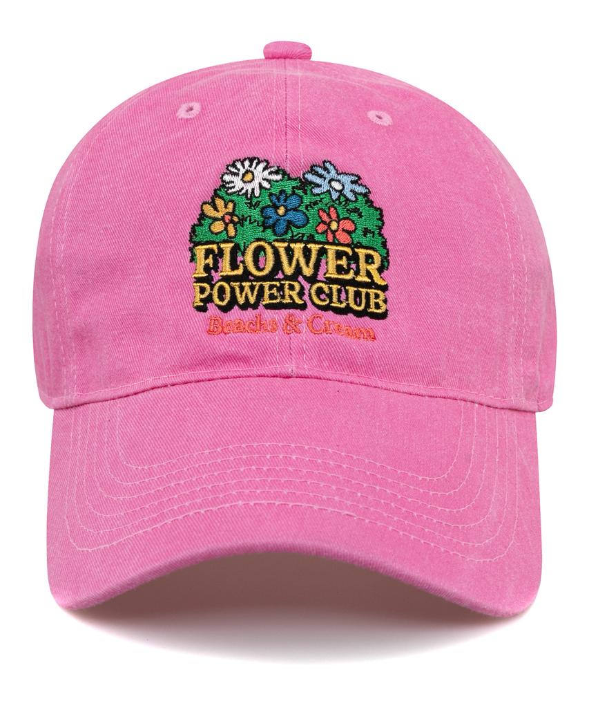 Кепка Bichiseuaenkeulim Flower Power Club - Пигментно-розовый