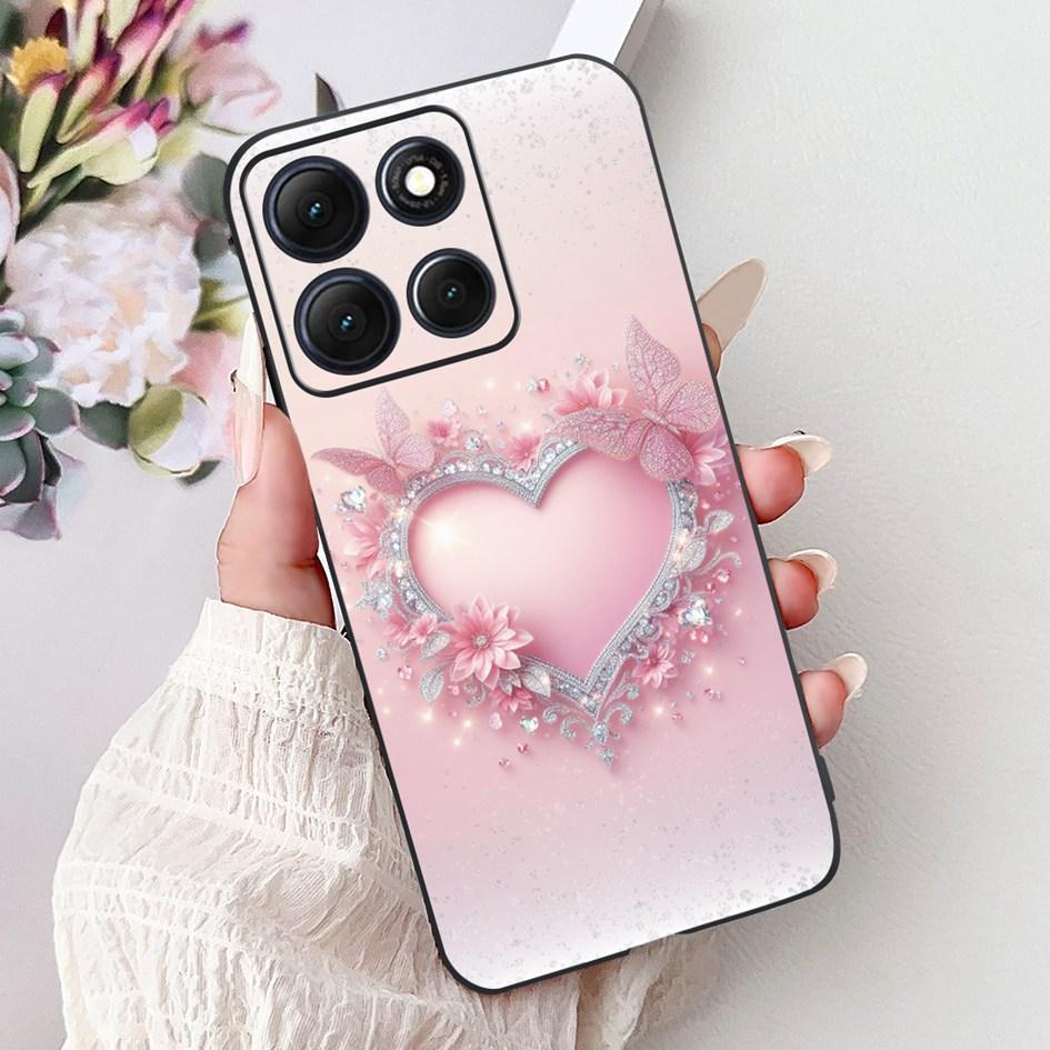 Для Motorola Moto G86 Power 5G Чехол Новый Модный Цветок Бамбук Кошка Мультфильм Мягкий Силикон Задняя Крышка Для Moto G86 Power 2025 Coque