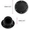 1PCS Gas Tank Cover  Black Fuel Filler Door Cover Gas Tank Cap 2/4 Door For  Jeep Wrangler