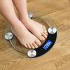 Round Body Digital Scale Human Weight Measuring Toughened Glass Bathroom Scales Floor Electronic Weighs Digital Gramera Balance