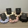 Fashion Silk Satin Small Scrunchies Elastic Hair Bands Women Girls Vintage Solid Hair Ties Ponytail Hair Rope Hair Accessories