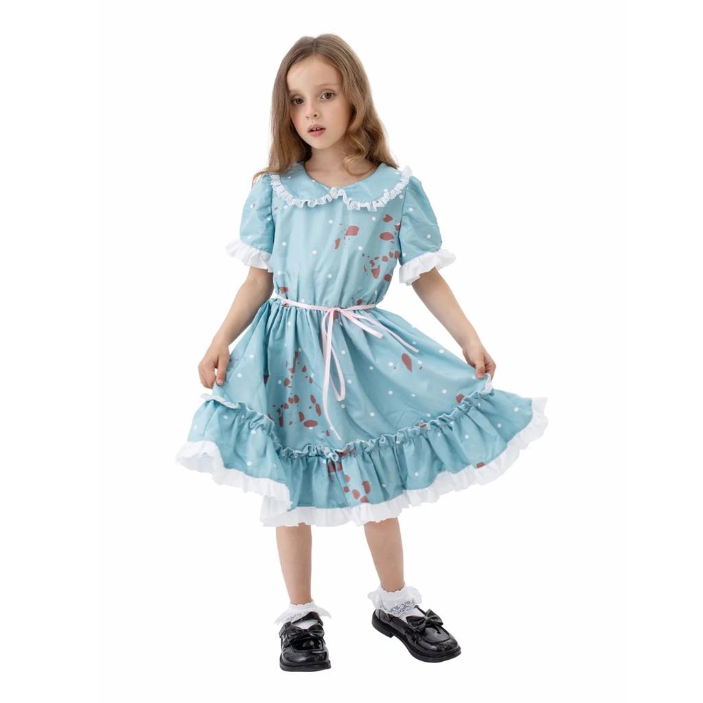 Хэллоуин маскарад Cos ужасы брызги крови вечеринка костюм для выступления детский костюм для выступления