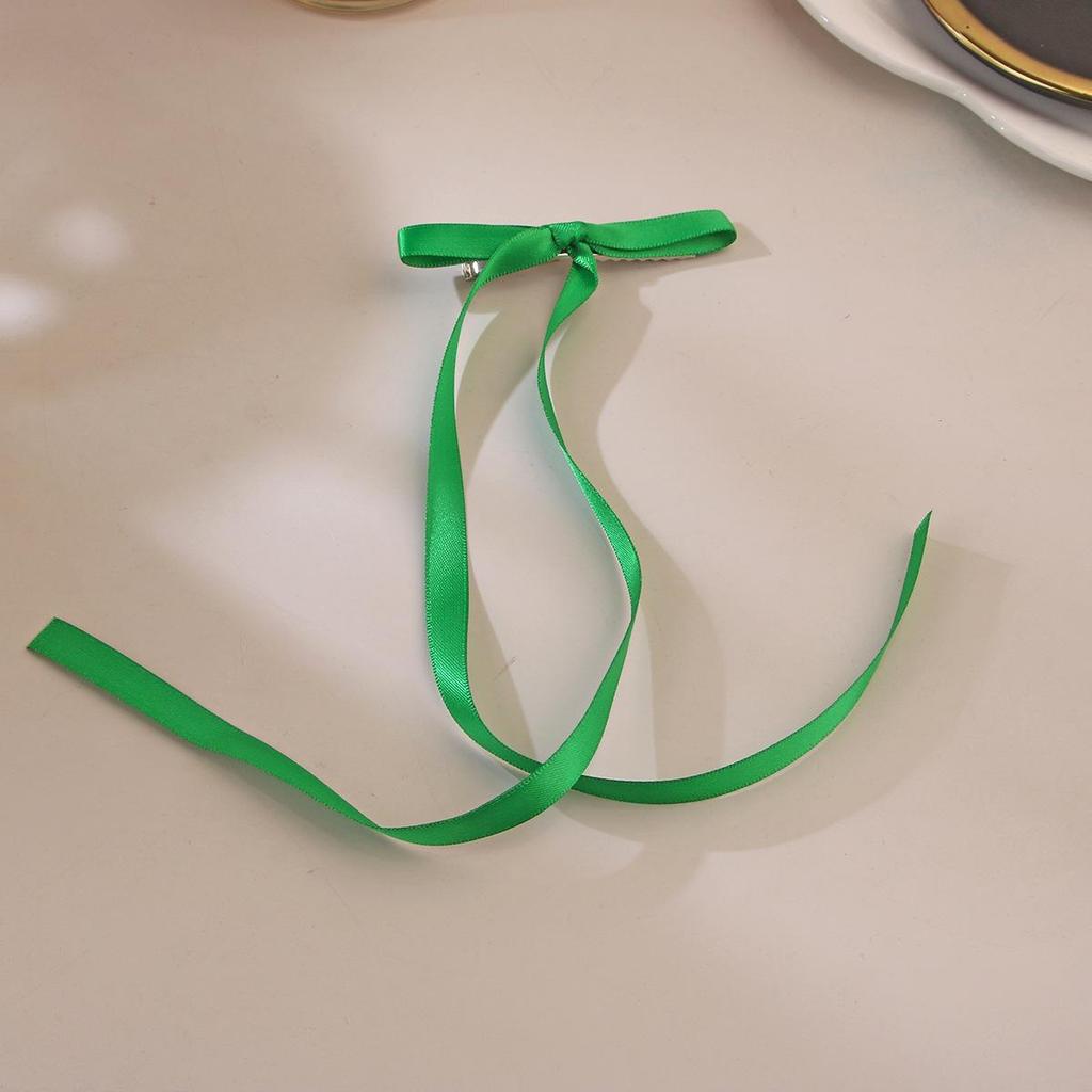 Заколка-уточка с бантом в балетном стиле 4 см: Дофаминовый Сладкий Плетеный Аксессуар для Волос