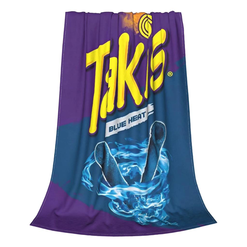 Takis Blue Heat Чехол на одеяло Фланелевое Закуска Мультяшный Мягкое Пледы для Автомобиля Дивана Кровати Покрывало