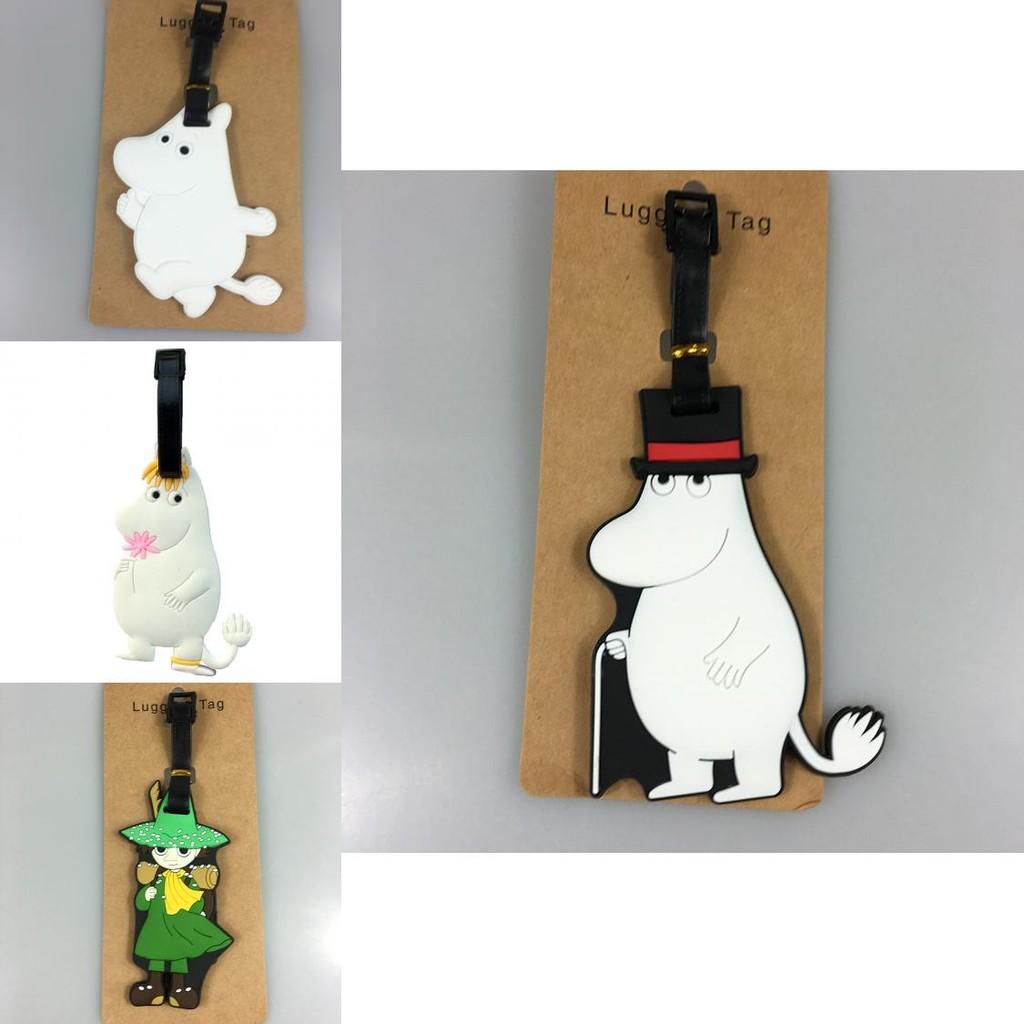 Муми-тролль Амиме Гиппо Пугало ПВХ Бирка для багажа с мультяшным рисунком для чемоданов