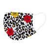 10 шт. трехслойная одноразовая защитная маска с леопардовым принтом для взрослых и цветком