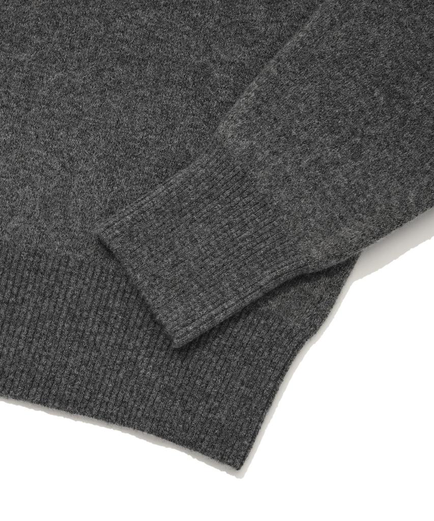 COVERNAT WOMAN Cooper Logo Knit Charcoal