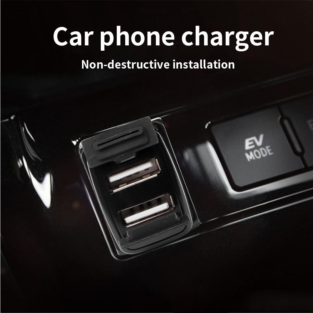 5 В 4,2 А для Mitsubishi Dual USB автомобильное зарядное устройство для телефона USB-разъем выходной адаптер питания приборная панель разъем автомобильная модификация 12 В 24 В