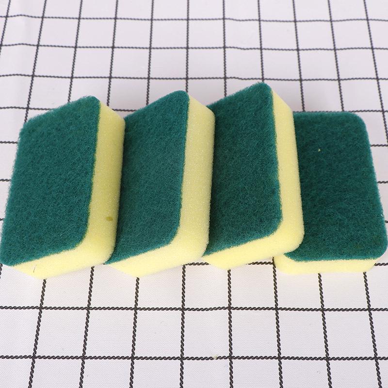 Double-Sided High-Density Dishwashing Sponge & Scouring Pad