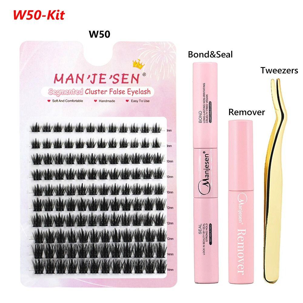 Natural Look 120/144/240 Pcs Lash Clusters DIY Eyelash Extension Kit for Beginners