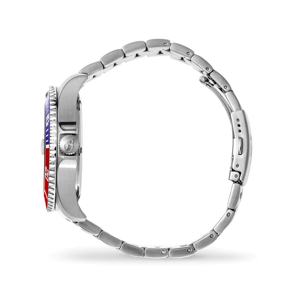 Часы Ice Watch Steel Black Red Blue Pepsi Silver Stainless Steel Extra Large [Ice-watch] Мужские/ICE [Авторизованный дилер]