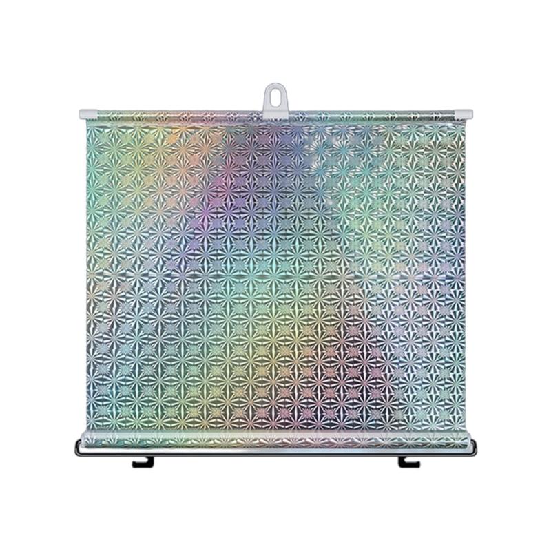 Простая в установке выдвижная оконная шторка на присосках из ПВХ для защиты от солнца