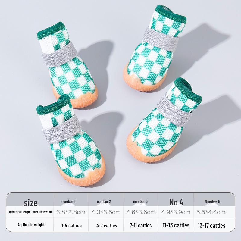 Мини Летняя Нескользящая Обувь для Питомцев - Дышащая и Надежная для Собак и Кошек