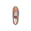 COACH Lace Up Low top Stylish Skateboarding Shoes Women's Rainbow CA854-L38