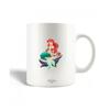 Керамическая кружка - Русалочка - Ариэль - 30cl - Подходит для мытья в посудомоечной машине - Белый