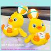 Игрушка «Верхний шар Желтый утенок» со светом и звуком и вращающимися эффектами для игр детей и малышей