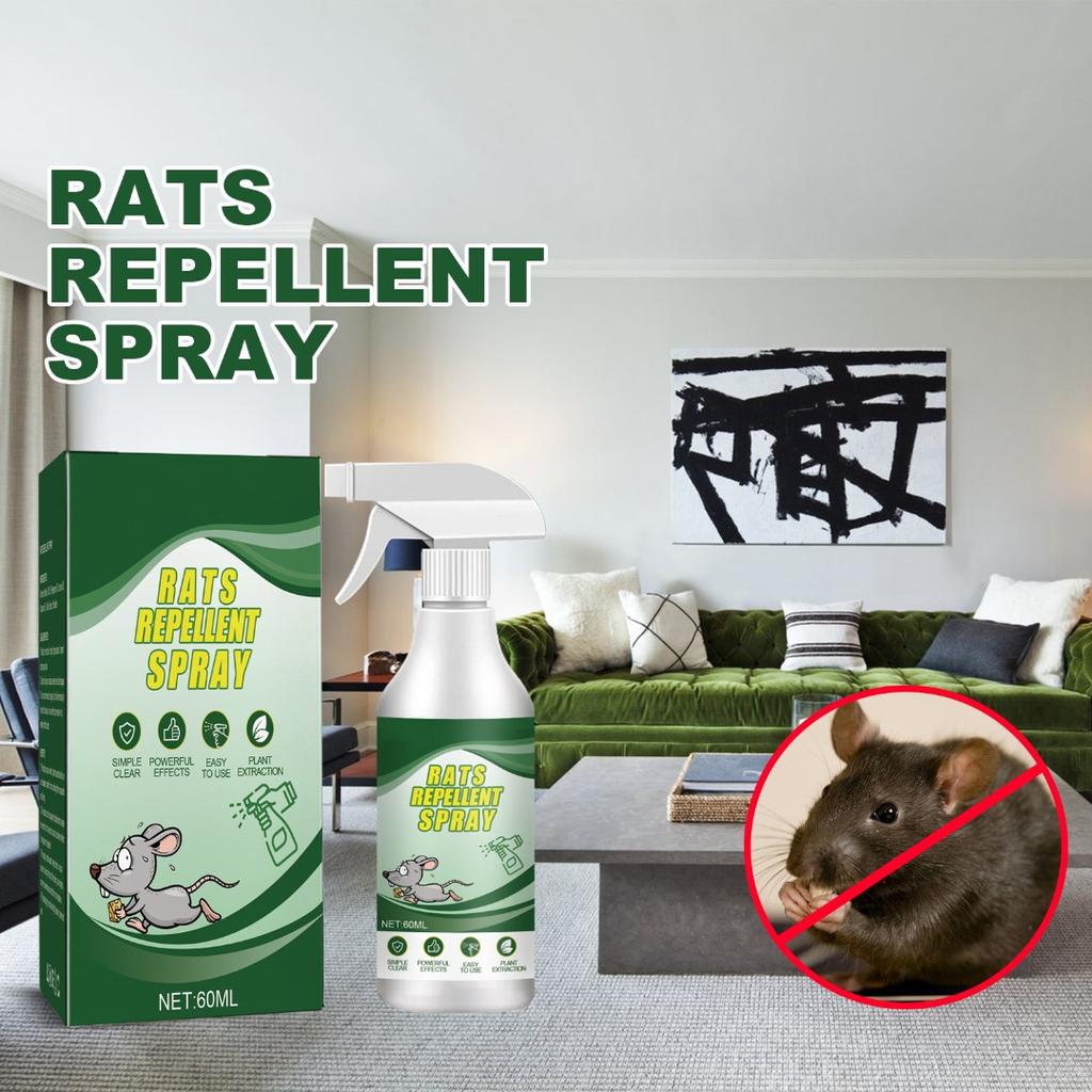 Спрей от грызунов Aidier, защита от мышей и крыс, борьба с вредителями в доме, гараже, автомобиле