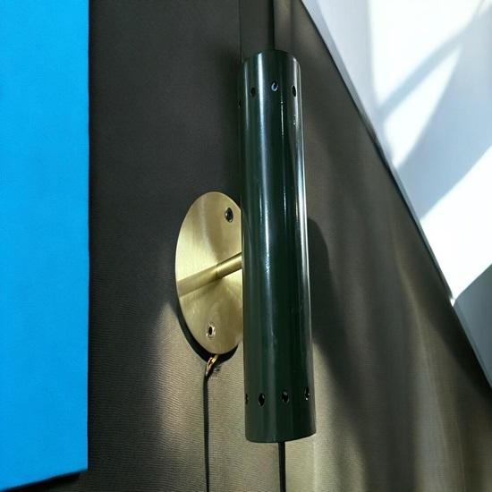 Green Mid-Century Modern Diablo Sputnik Wall Sconce Double Light Vanity Fixture Retro Wall Lamp for Bedroom, Bathroom, Living Room