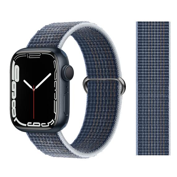 2 шт. Ремешки Для Apple Watch Band 44 мм 40 мм 45 мм 46 мм 42 мм 49 мм 41 мм Нейлоновый петлевой браслет iwatch Серия 10 9 8 7 6 5 3 se ultra 2