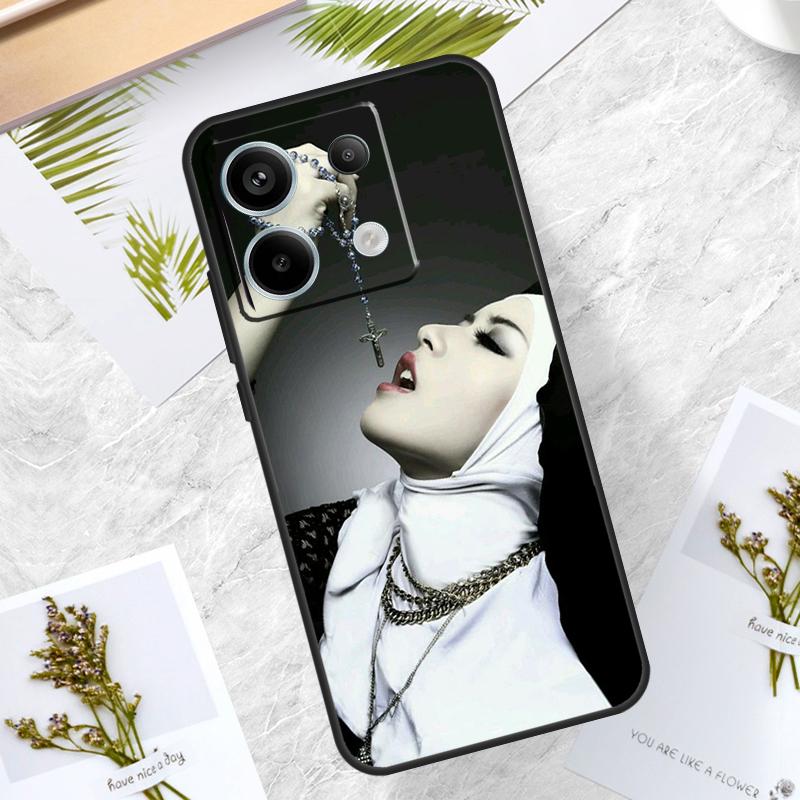 Sister Nun Case For Xiaomi Redmi Note 14 13 12 11 10 9 15 Pro Plus Redmi 13C 14C 15C 10C 12C 15 Cover