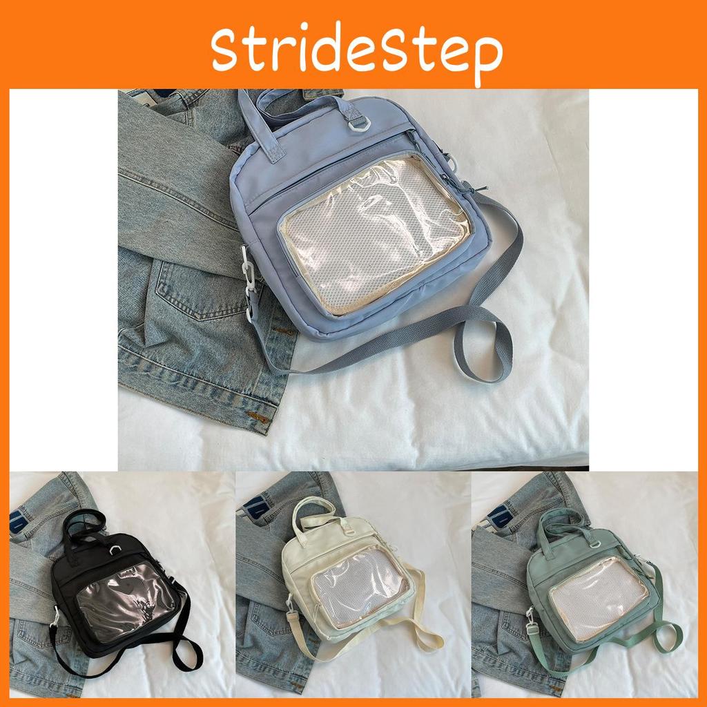 Fashionable Nylon Tote Bag In Black White Green And Blue With Soft Structure