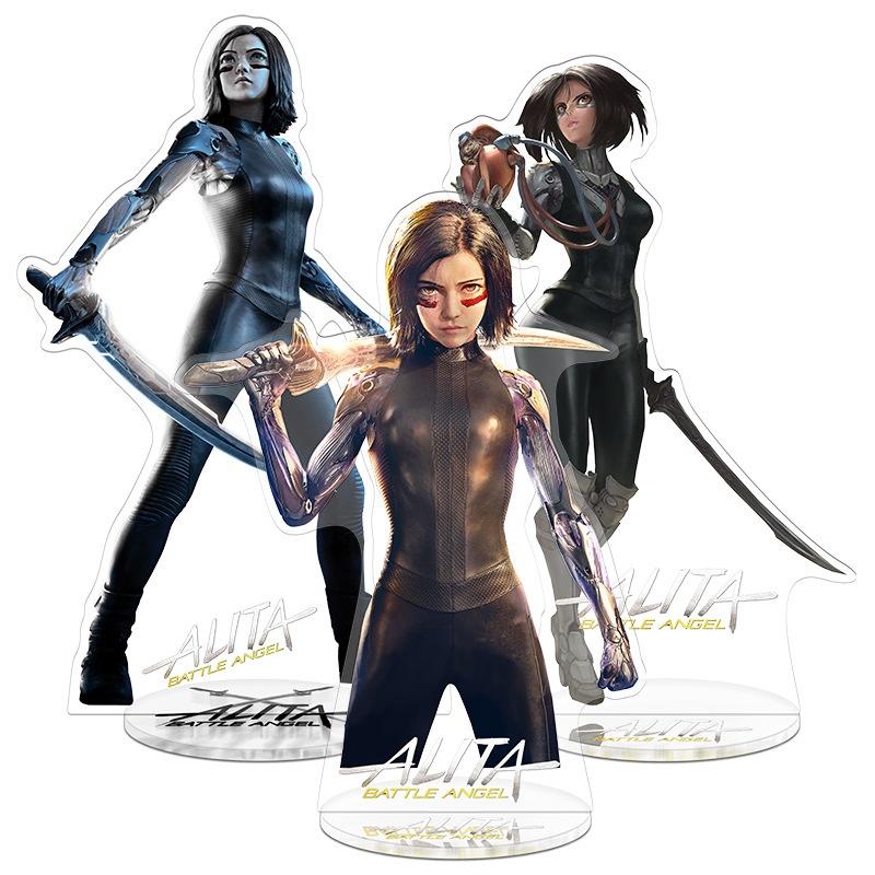 Collectible New Movie Alita Battle Angel Acrylic Model Stand Figure Toy Desk Decor