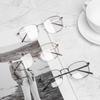 New Fashion Portable Metal Square Glasses Spectacles Optical Glasses Eyeglasses Frame