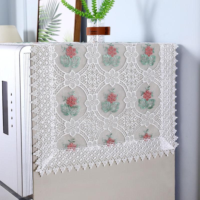 Кружевной чехол для холодильника от пыли Чехол для стиральной машины Салфетка для холодильника Полотенце от пыли Салфетка для шторки холодильника