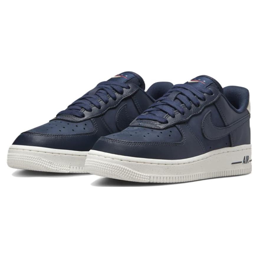 Nike Air Force 1 07 LX Obsidian Женские кроссовки Синие светло-орево-коричневые паруса DZ2708-100