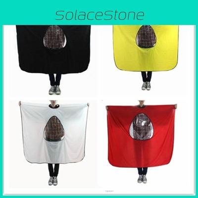 Парикмахерская накидка для стрижки с прозрачным смотровым окном для удобного использования телефона**