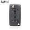 Remote Keyless Key for CITROEN C1 C2 C3 C4 C5  Car Auto Vehicle Key With/ ID46 Chip/ 3BT CE0536 VA2