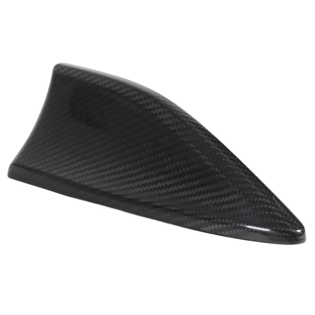 Shark Fin Antenna Cover Black Self Adhesive Carbon Fiber Decoration Antenna Cover Replacement for