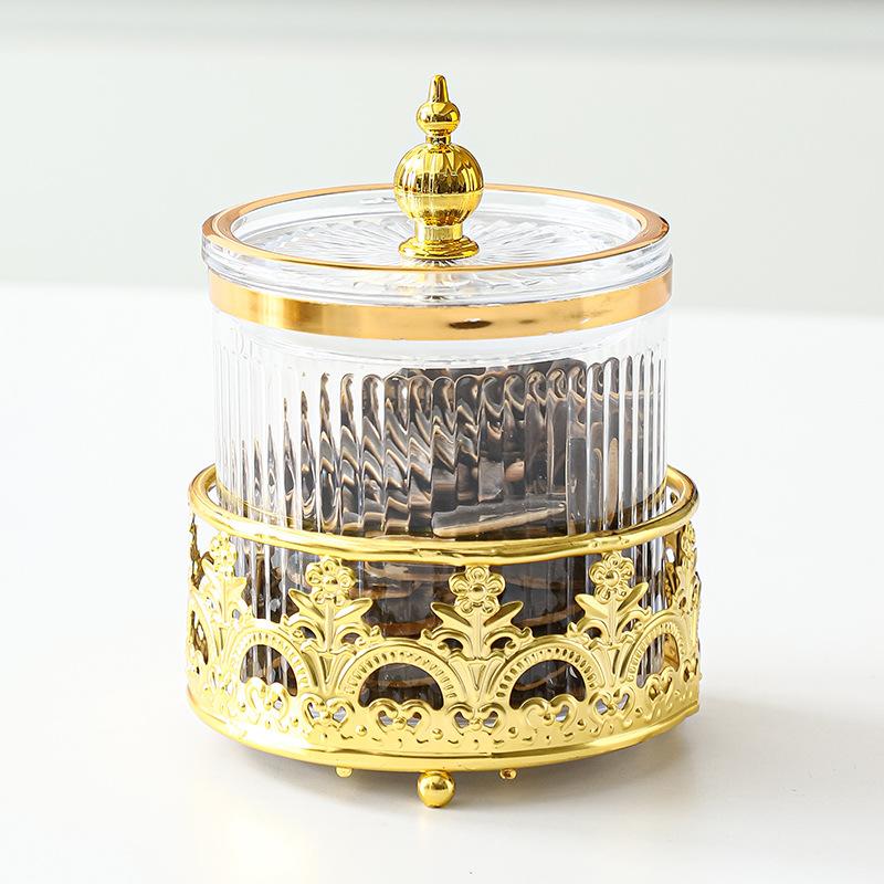 Прозрачная полосатая банка для приправ на кухне, контейнер для хранения зерна, позолоченная банка для сахара, бытовая коробка для приправ, банка для соли
