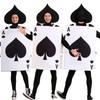Боди с пиковым тузом для Хэллоуина - Красный костюм для вечеринки и косплея