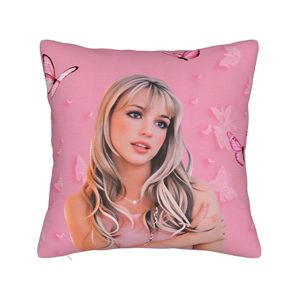 Pillow Cover Singer B-Britneyy S-Pearss Cute Funny Pillow Case For Sofa Home Decoration Pillowcases