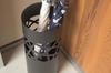 Azumaya-kk Umbrella Stand, Black, Width 19.5 X Depth 19.5 X Height 49cm (LFS-181BK)