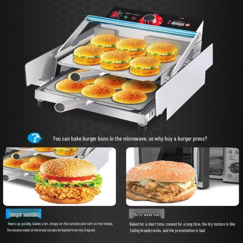 Commercial Burger Bun Toaster
