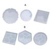 3 Формы DIY Поднос для чая Кофейная подставка Формы Форма для подставки под тарелку из эпоксидной смолы Поднос для вина