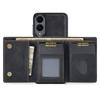 DG.MING M1 Series for Samsung Galaxy S25 Edge Case Kickstand PU Phone Cover with Detachable Wallet